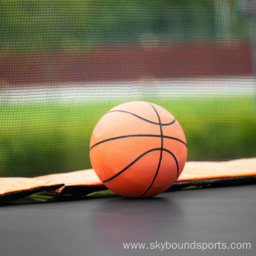 12 feet Trampoline And Enclosure With Basketball Hoop